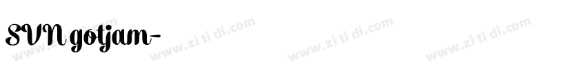 SVN gotjam字体转换